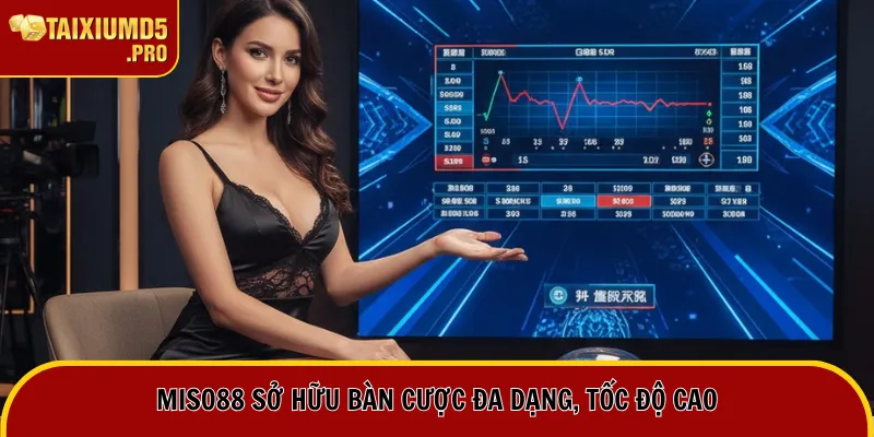 Tài Xỉu Miso88 - Truy Cập Link An Toàn, Tận Hưởng Cược 5⭐ 3 Miso88 sở hữu bàn cược đa dạng, tốc độ cao